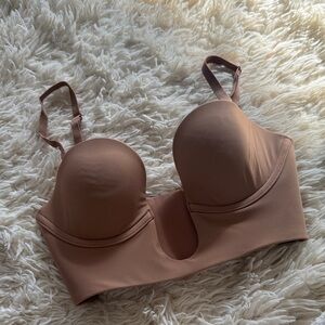 SKIMS Deep Plunge Bra XXS NEW